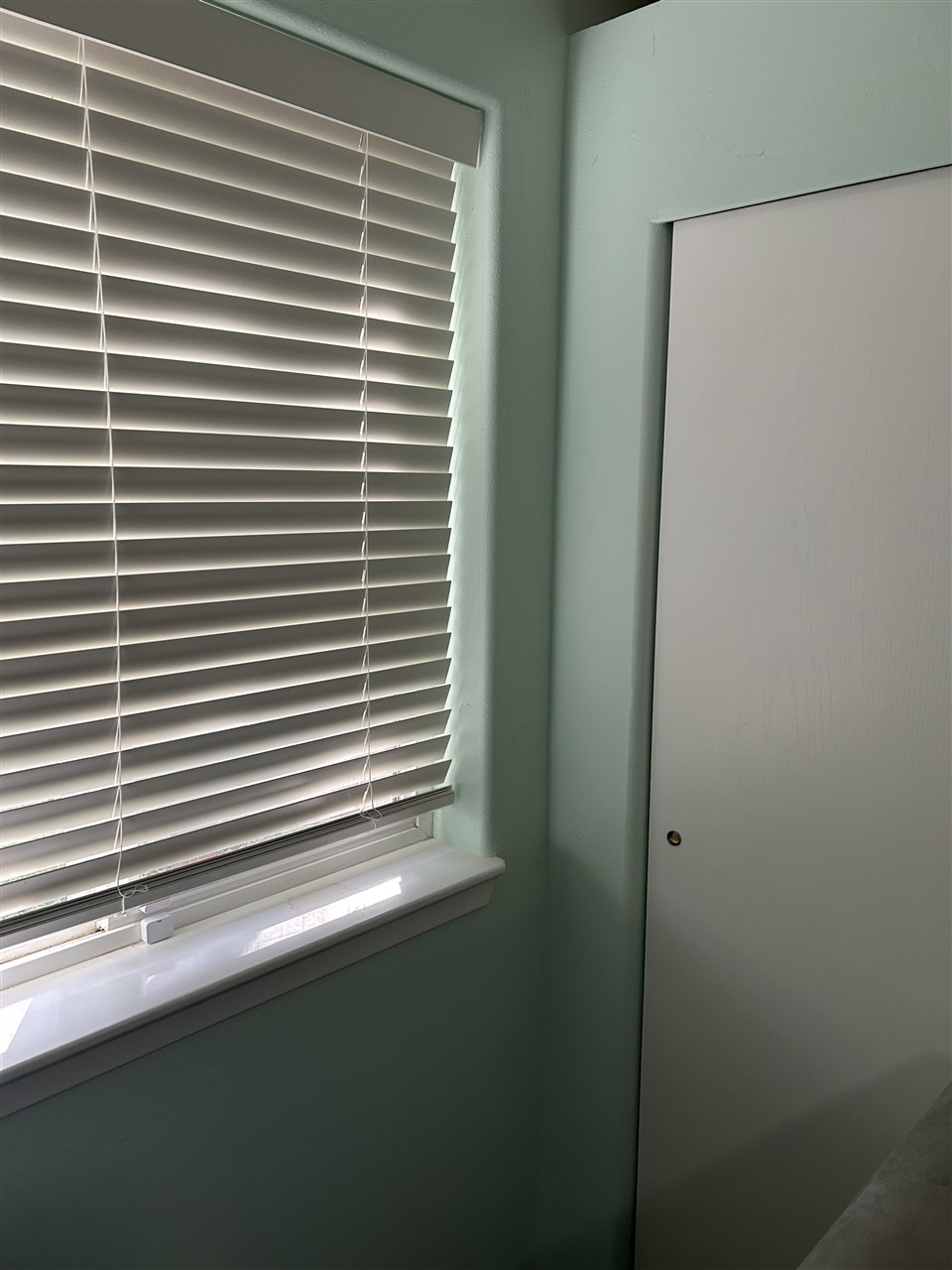 Finished, painted, seamless drywall repair